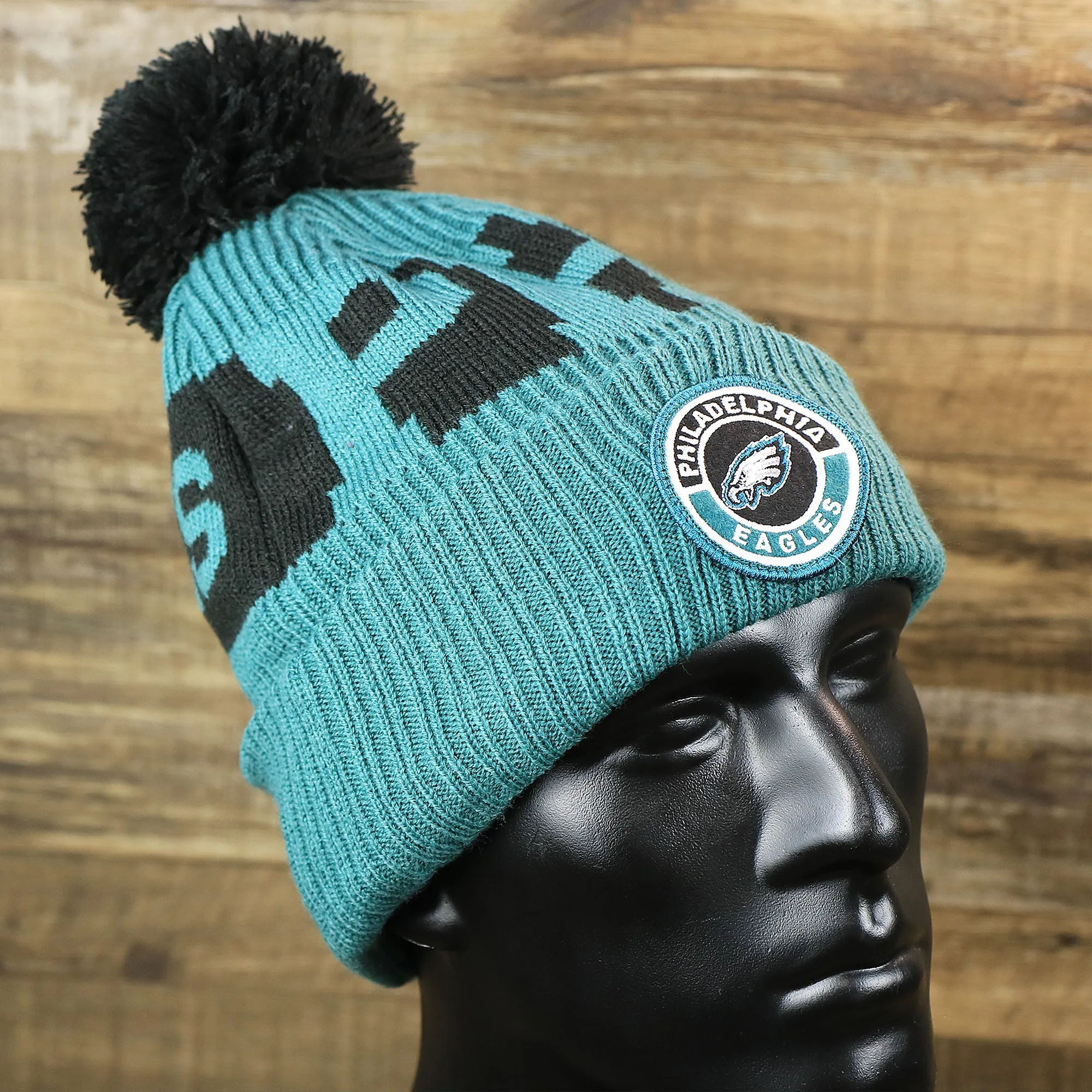 2020 OnField Sideline Eagles Beanie | Philadelphia Eagles Green Beanie | Knit Winter Hat