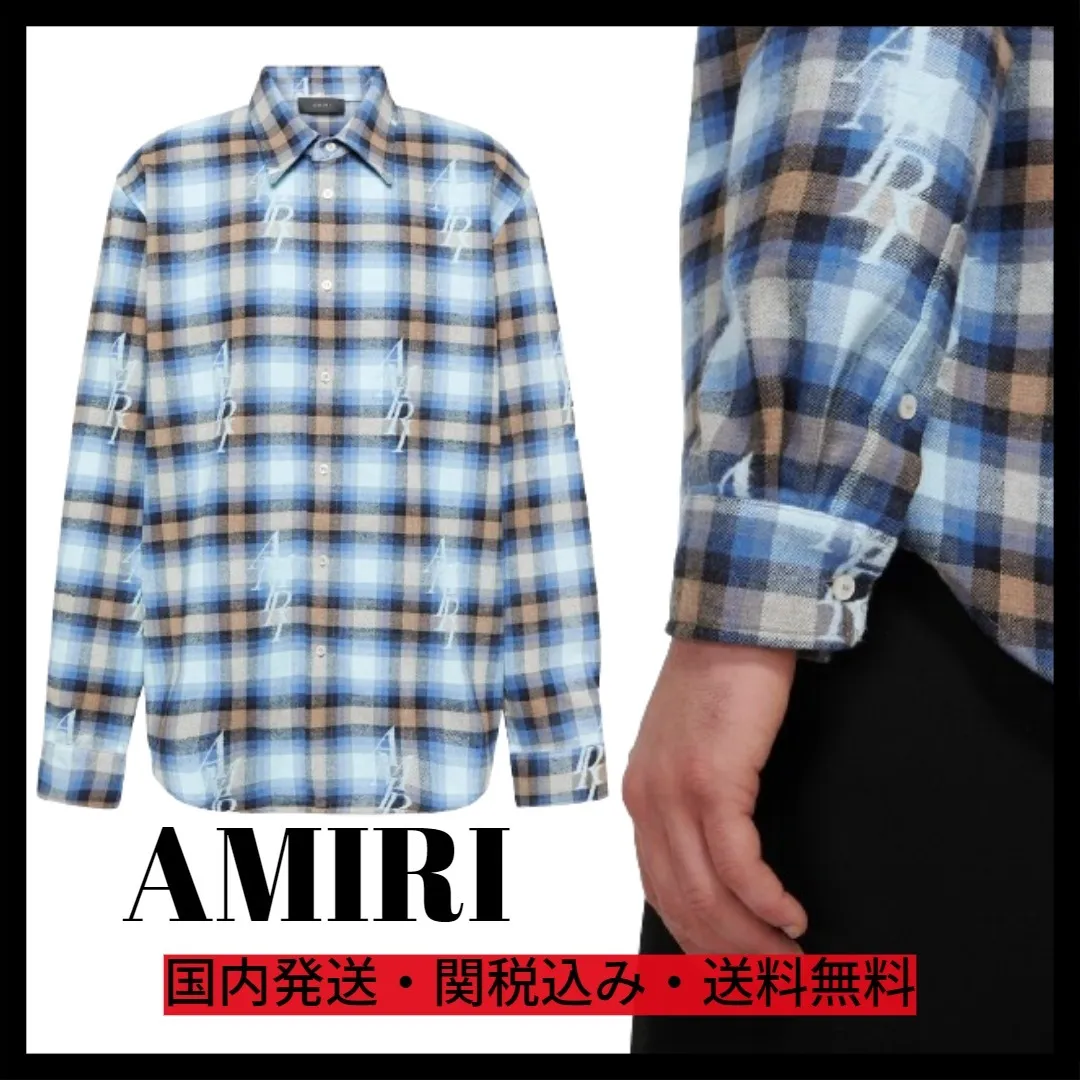 AMIRI  |Tartan Other Plaid Patterns Monogram Street Style