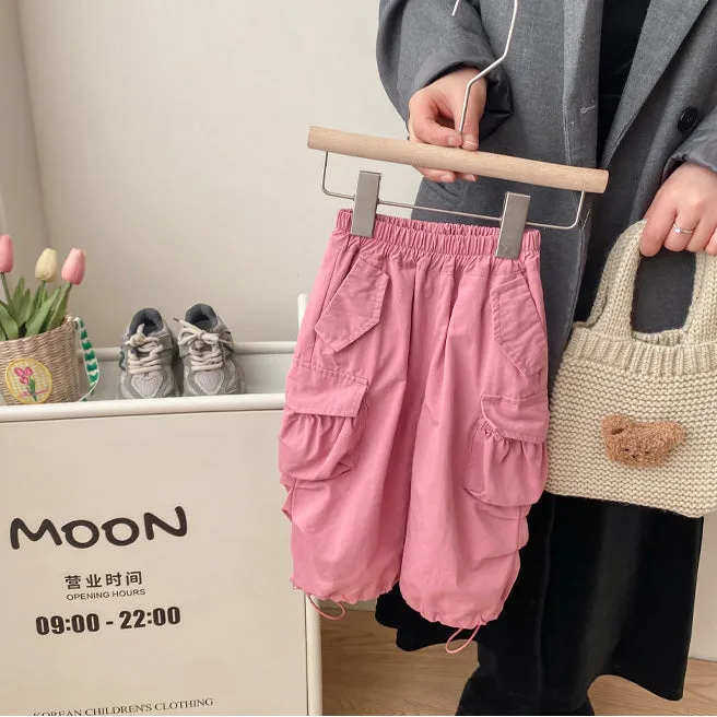 Baby Kid Girls Solid Color Pants Wholesale 240301125