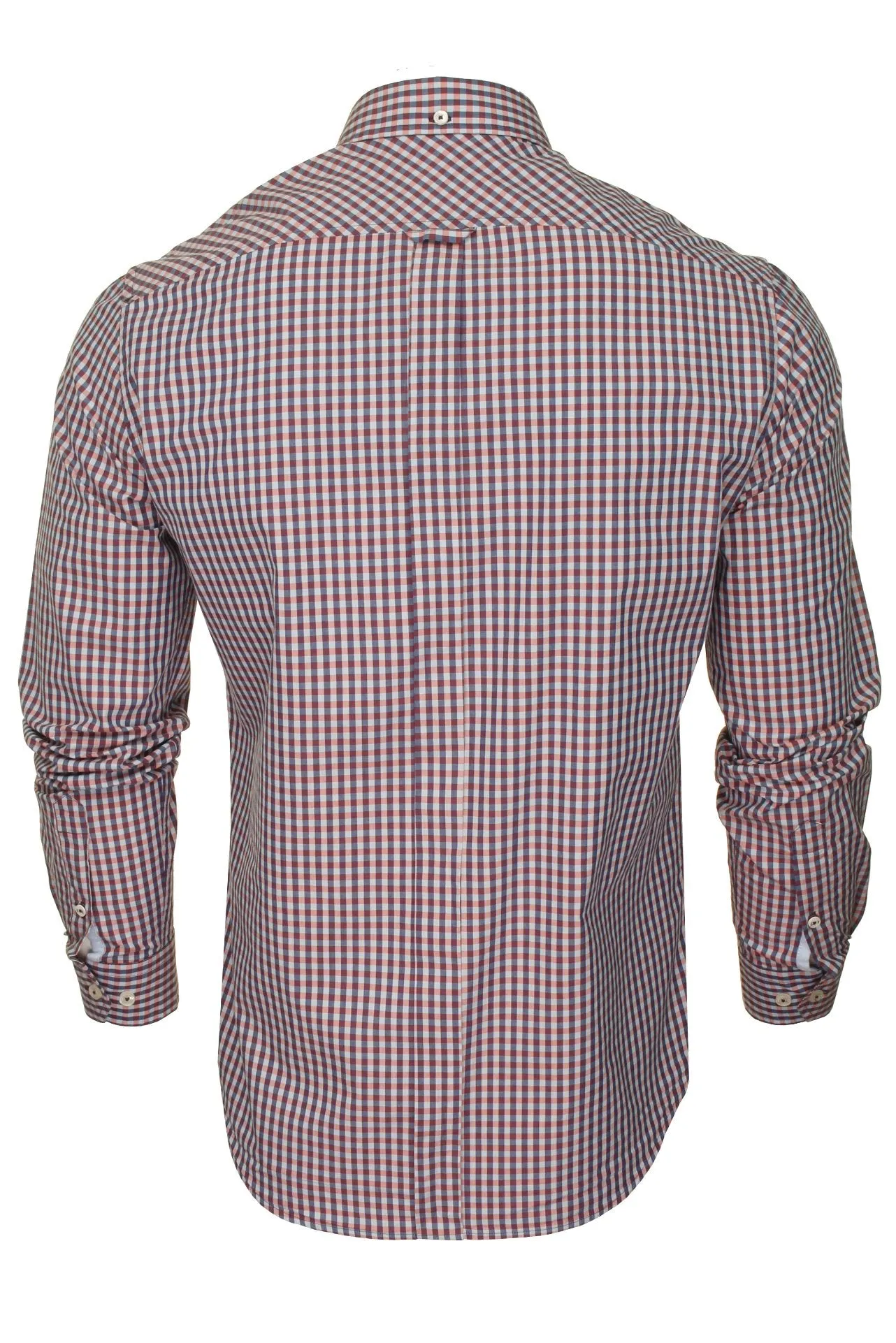 Ben Sherman Mens Gingham Check Shirt - Long Sleeved