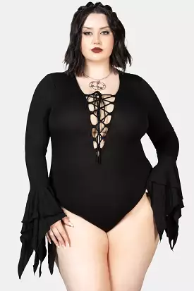 Black Roses Bodysuit [PLUS]