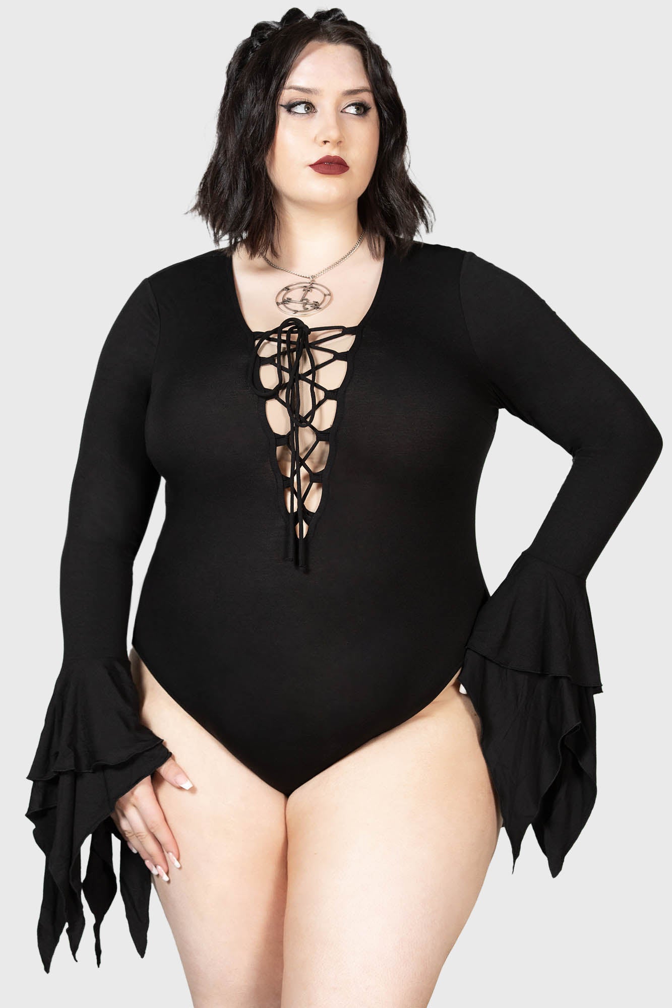 Black Roses Bodysuit [PLUS]