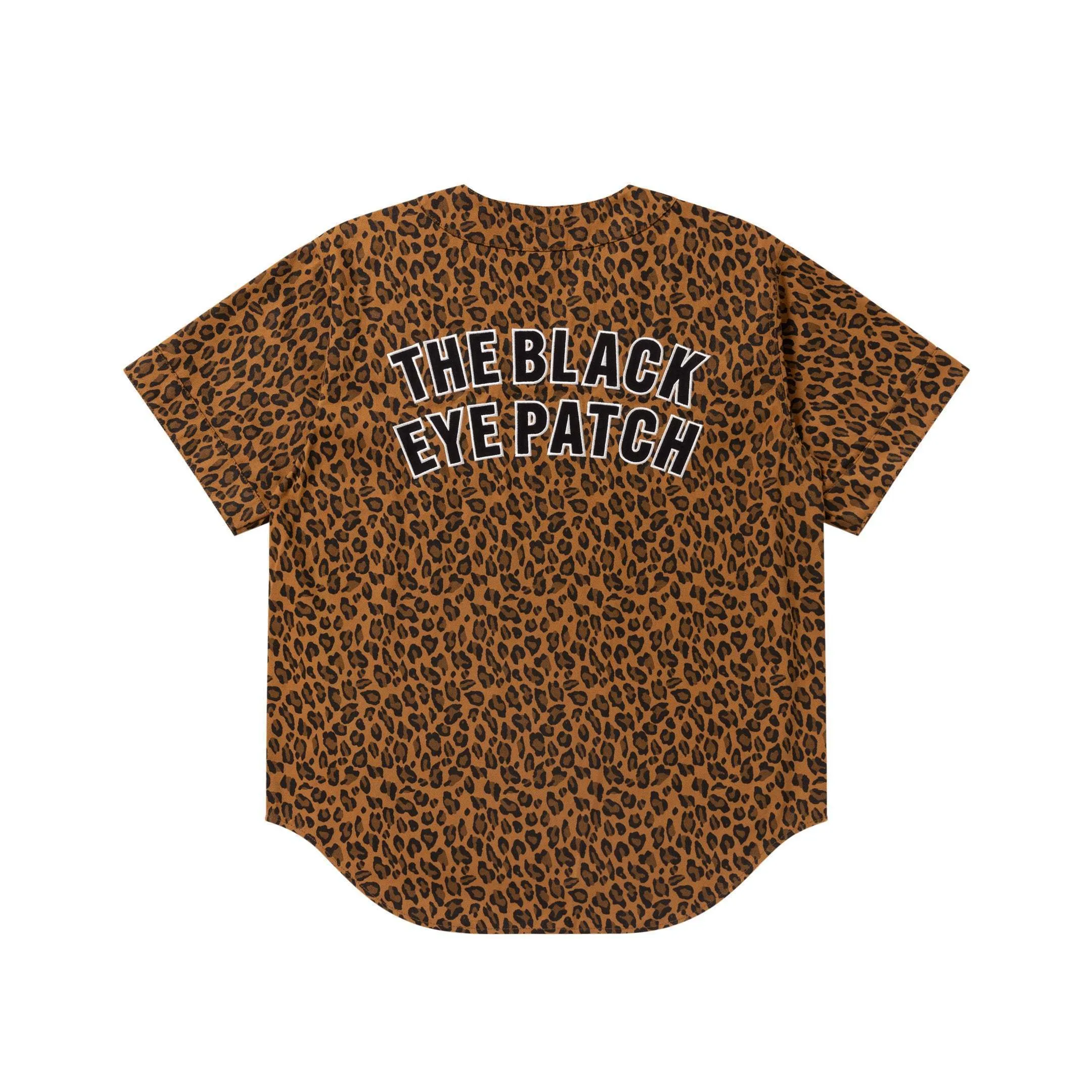 BlackEyePatch  |Leopard Patterns Unisex Street Style Short Sleeves Logo