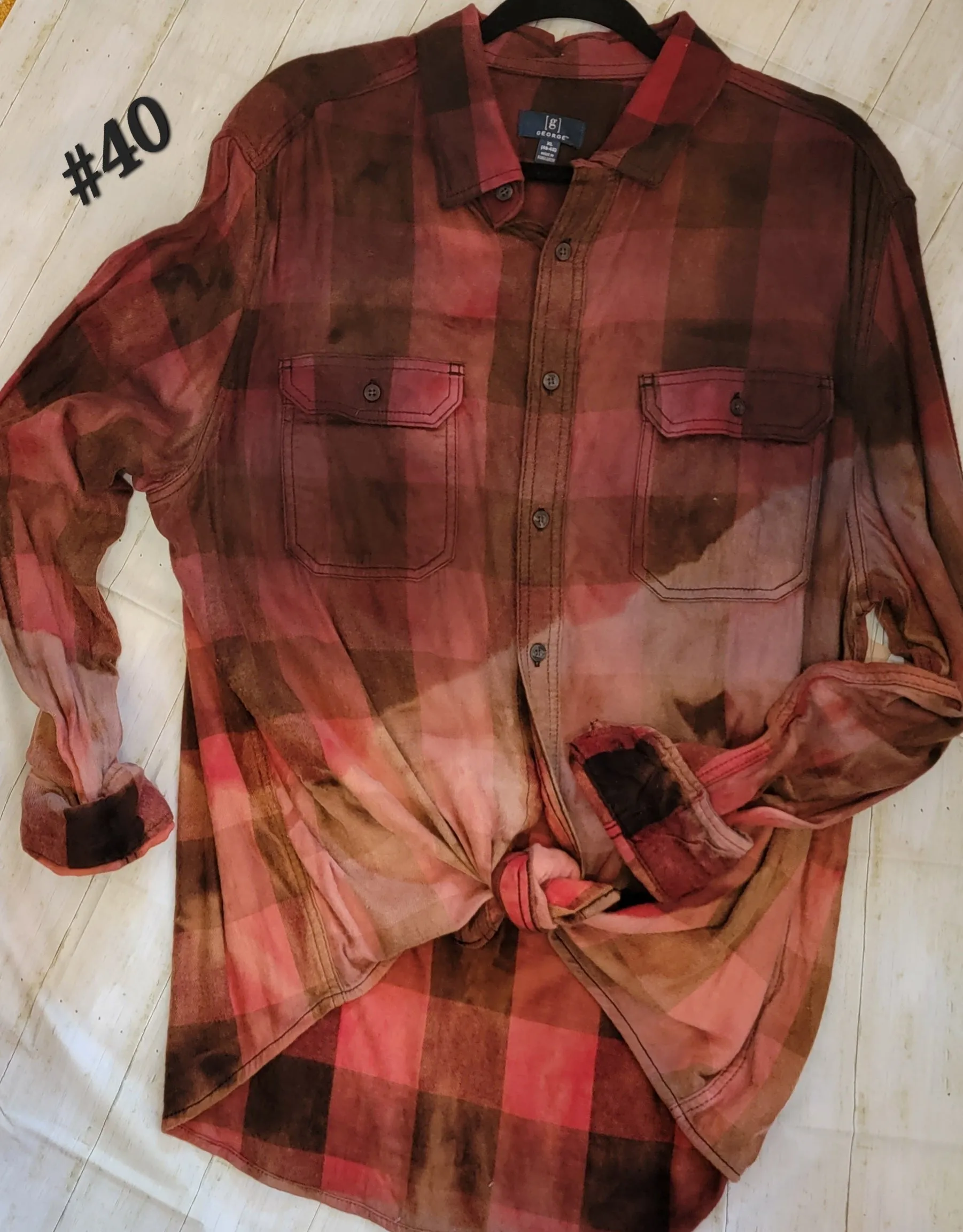 BLEACHED FLANNEL SHIRTS