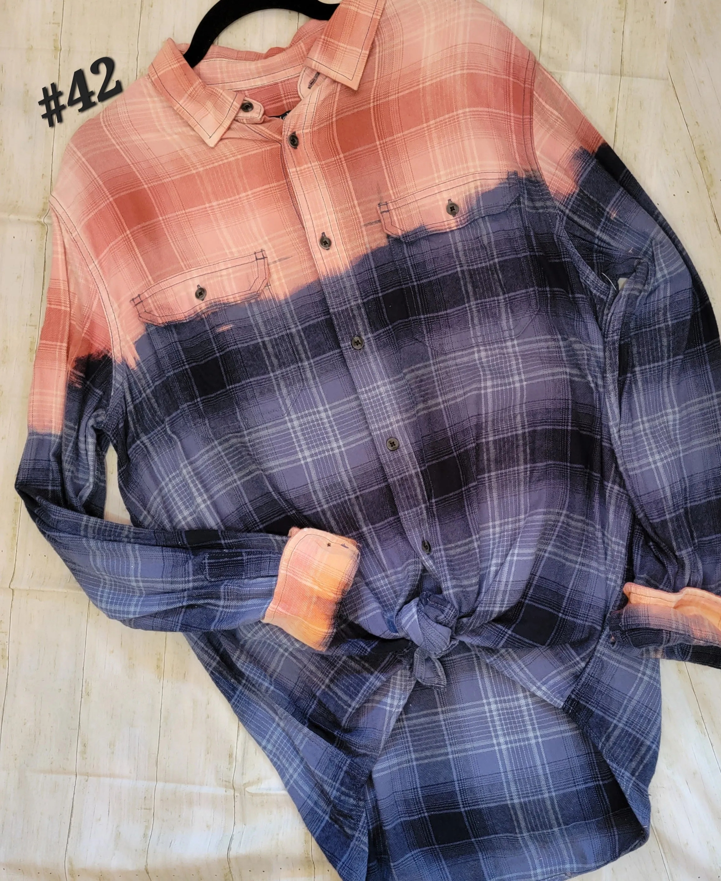 BLEACHED FLANNEL SHIRTS