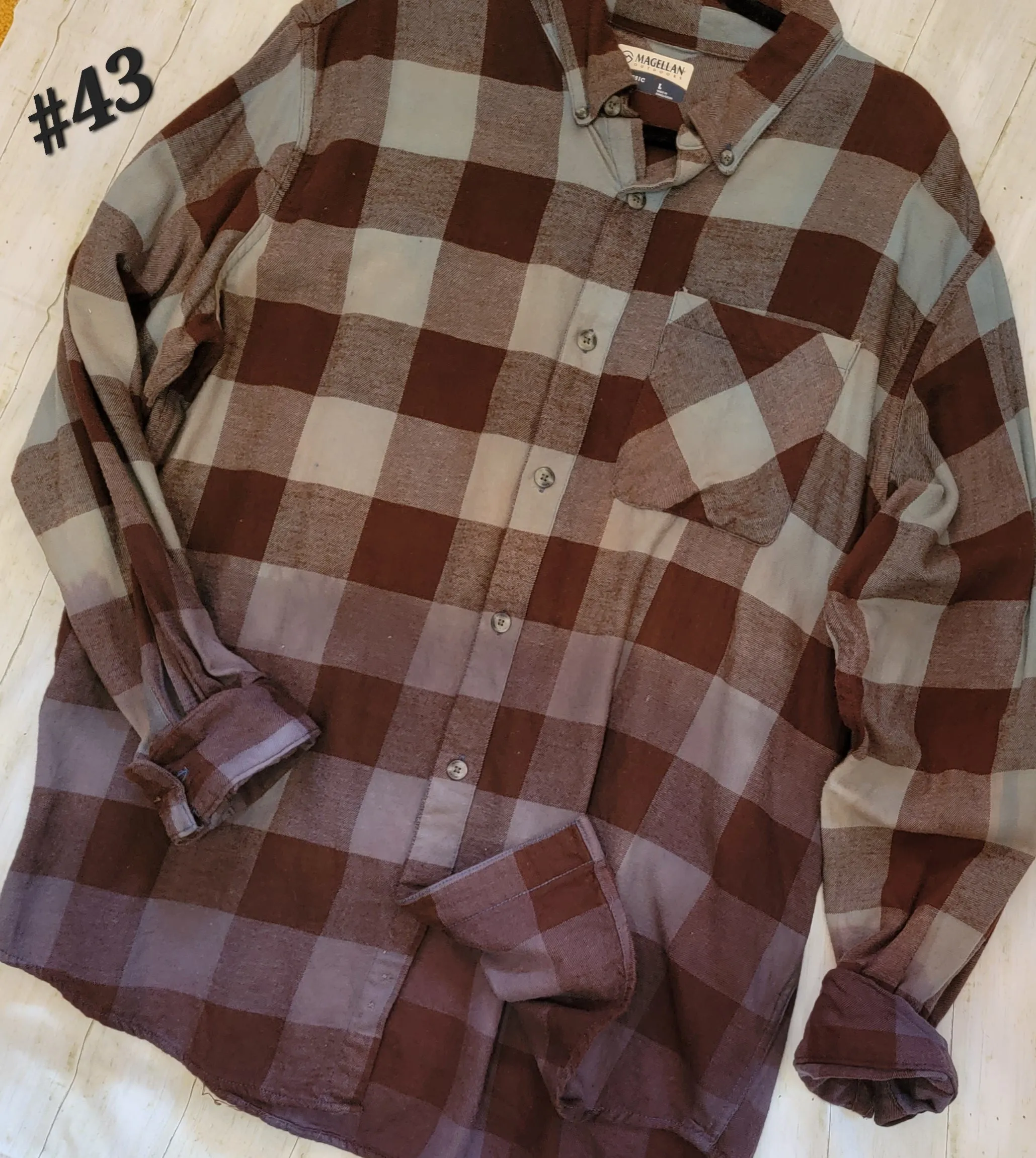 BLEACHED FLANNEL SHIRTS