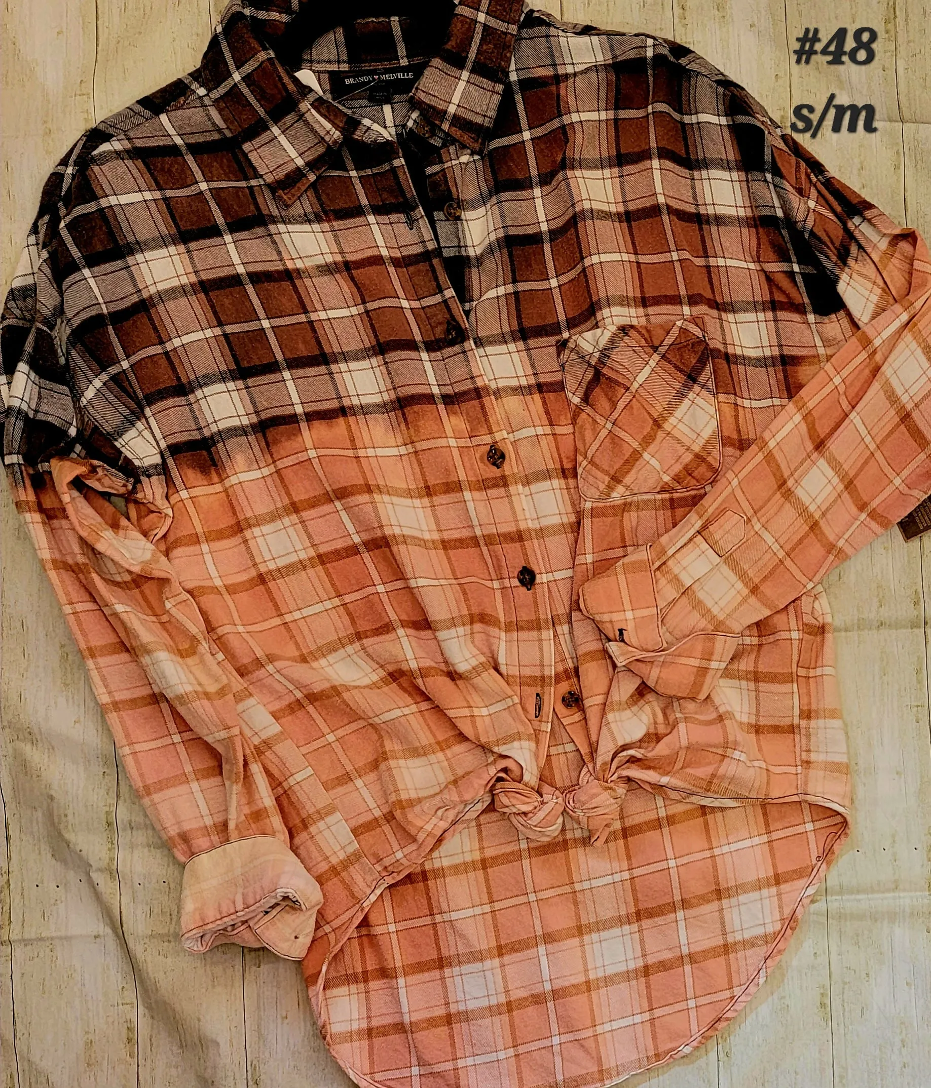 BLEACHED FLANNEL SHIRTS