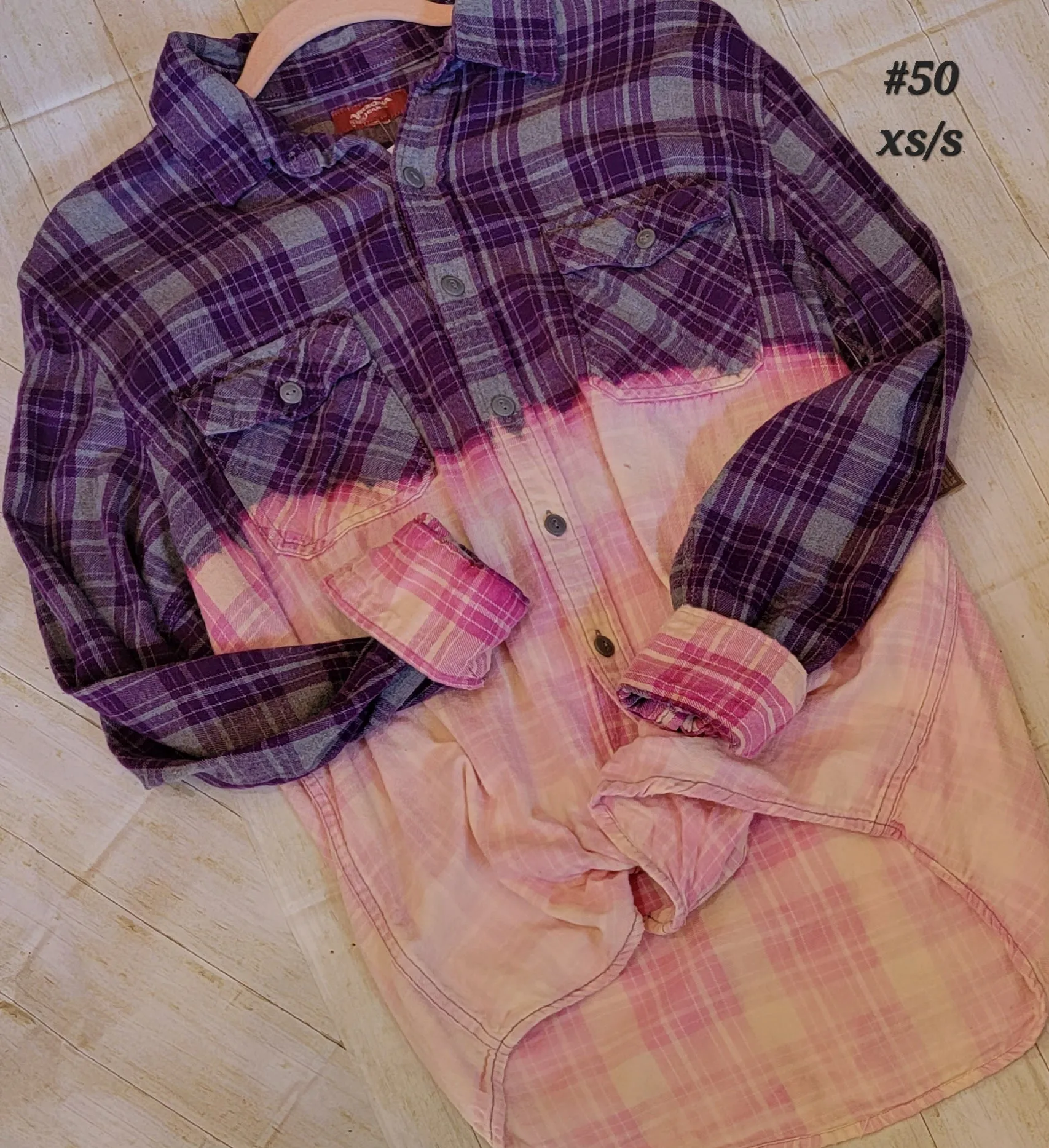 BLEACHED FLANNEL SHIRTS