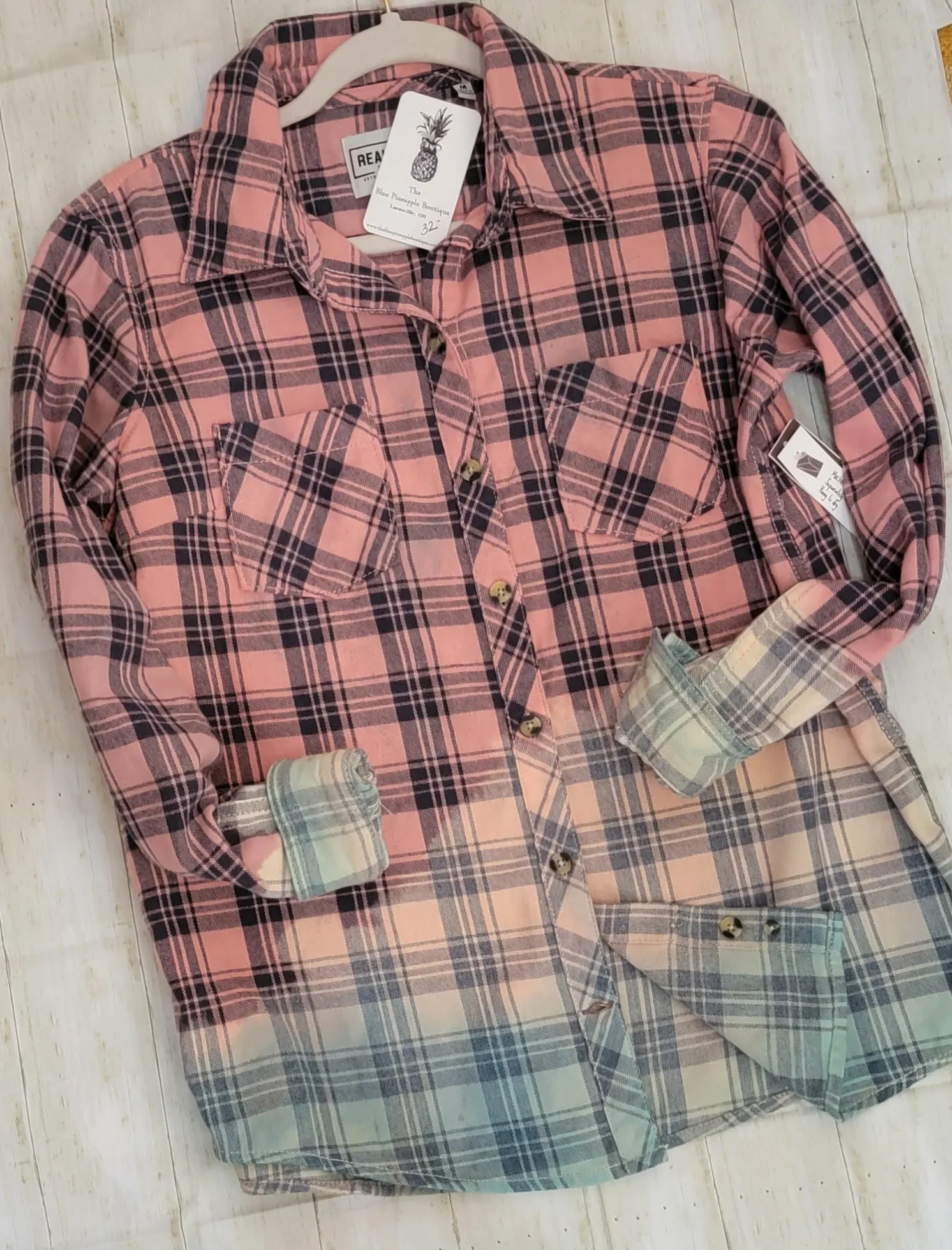 BLEACHED FLANNEL SHIRTS