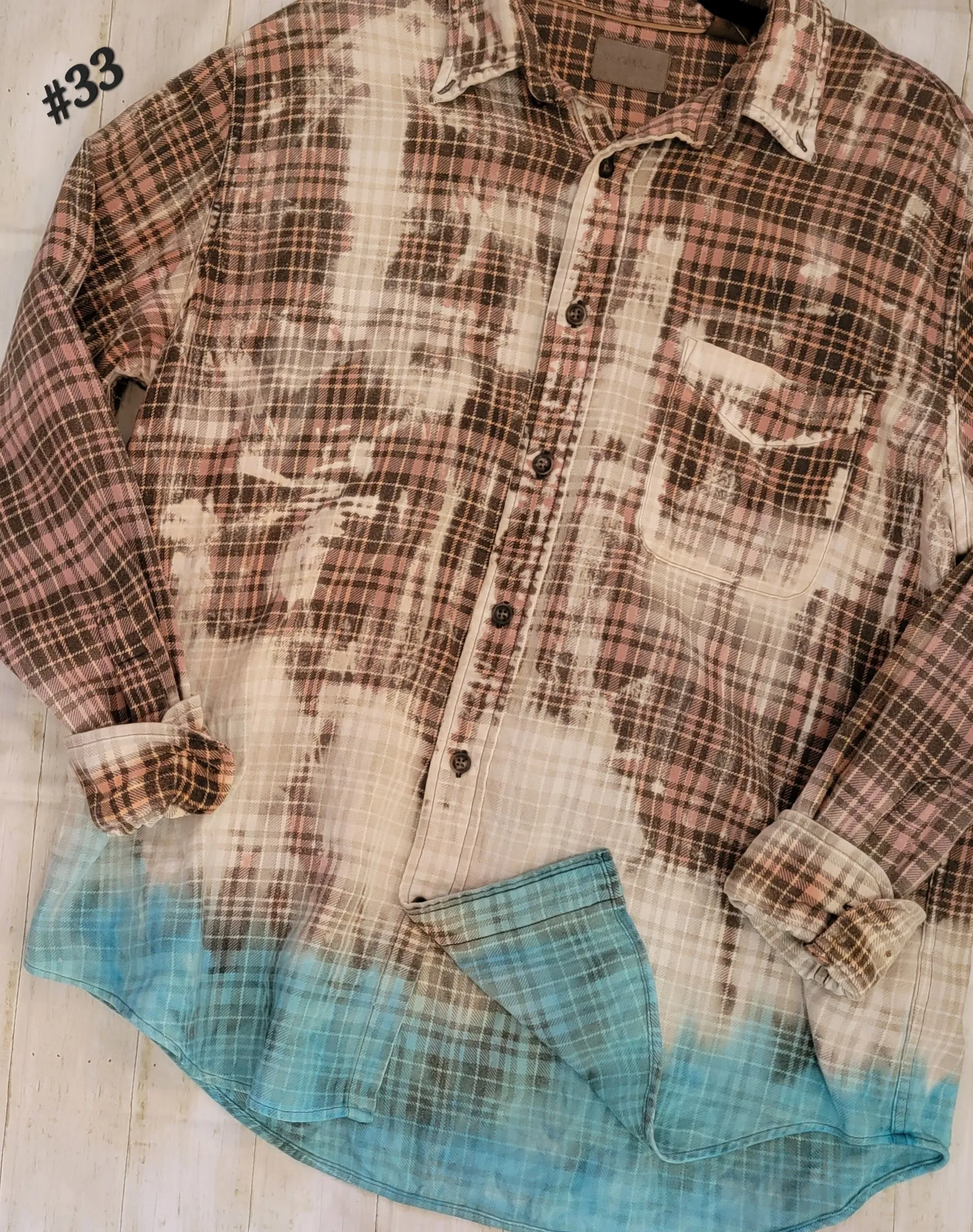 BLEACHED FLANNEL SHIRTS