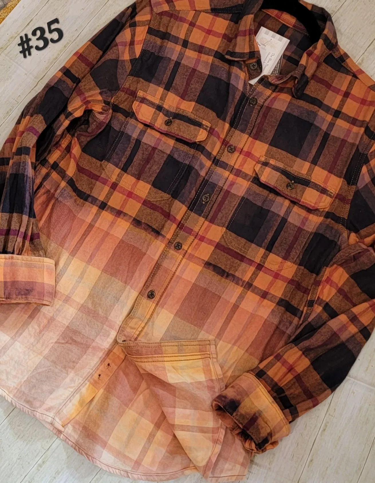 BLEACHED FLANNEL SHIRTS