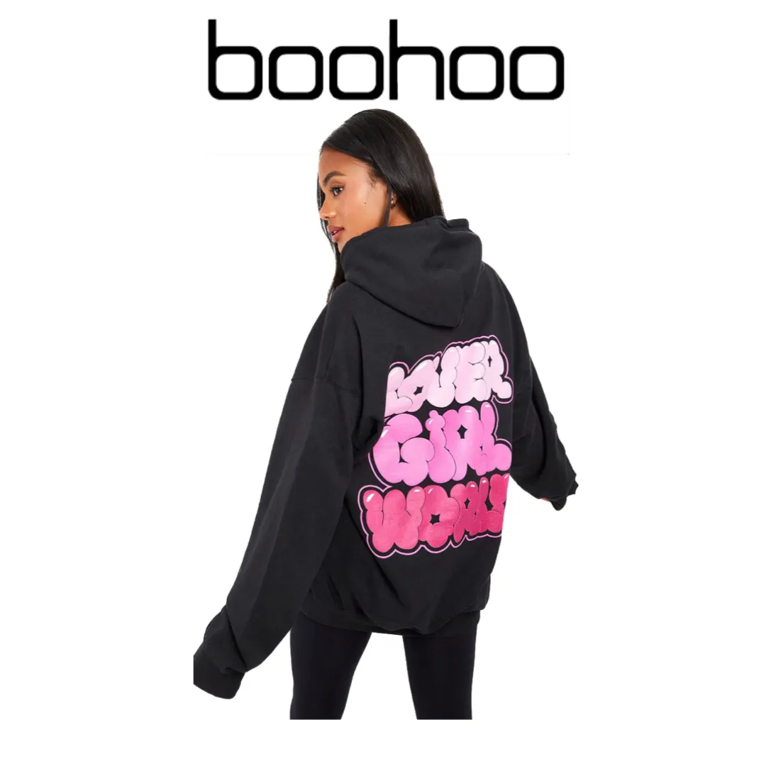 boohoo  |Logo Hoodies & Sweatshirts