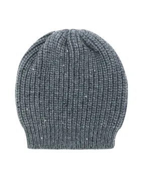 Brunello Cucinelli Ribbed Knit Beanie