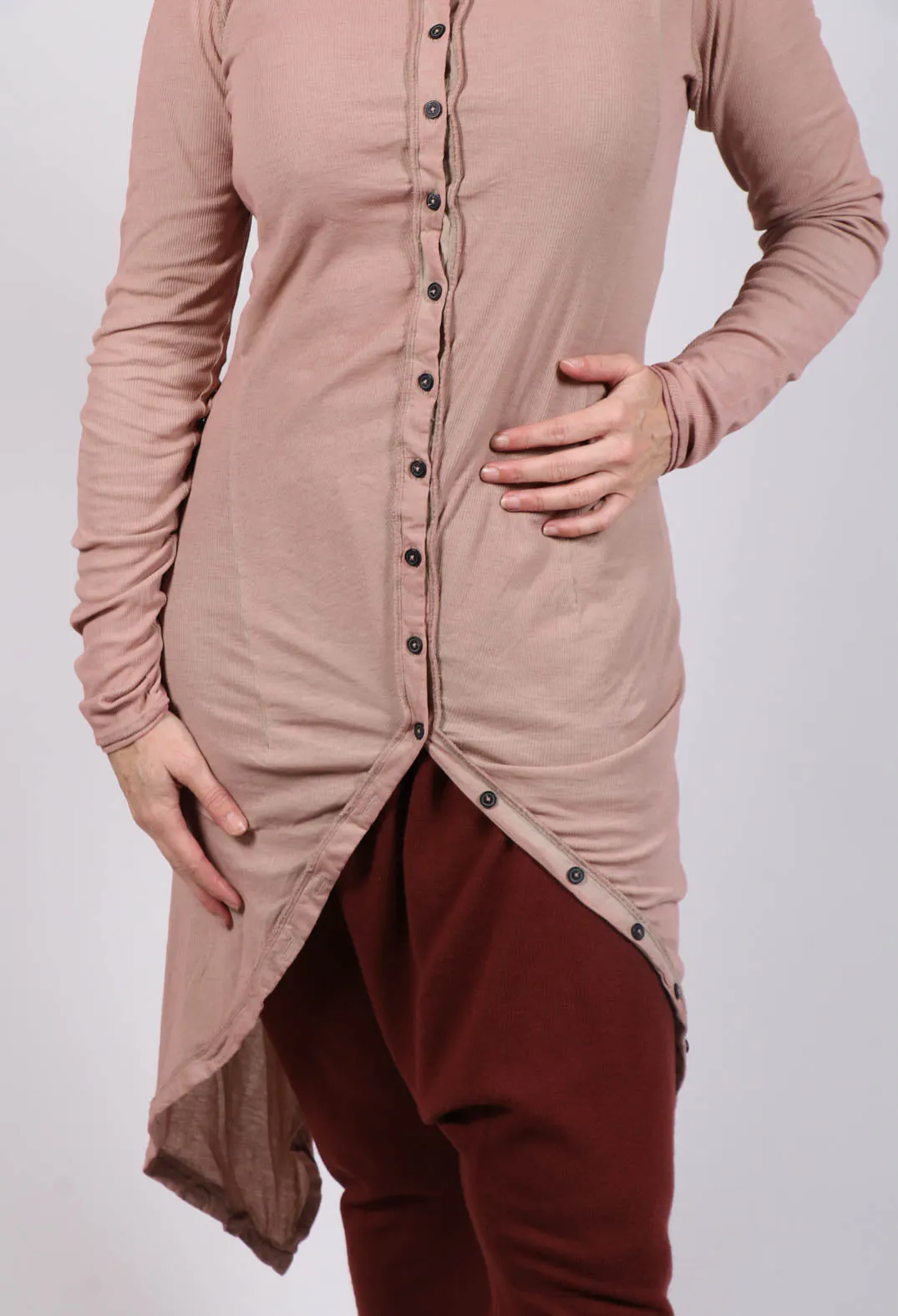 Button Up Jacket in Amaretto Cloud