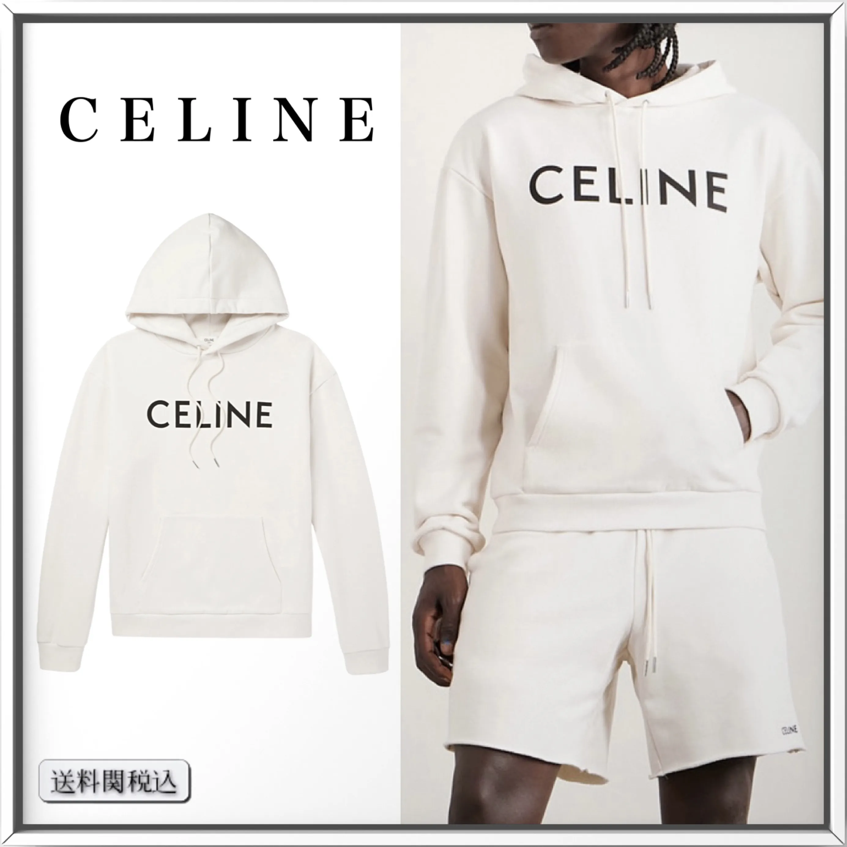 CELINE  |Logo Luxury Hoodies