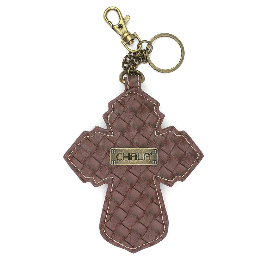 Chevron Cross Key Chain