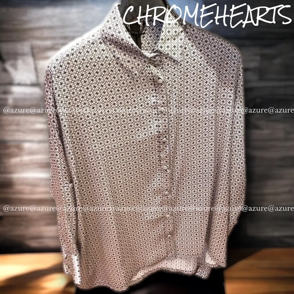 CHROME HEARTS  |Monogram Casual Style Unisex Long Sleeves Party Style