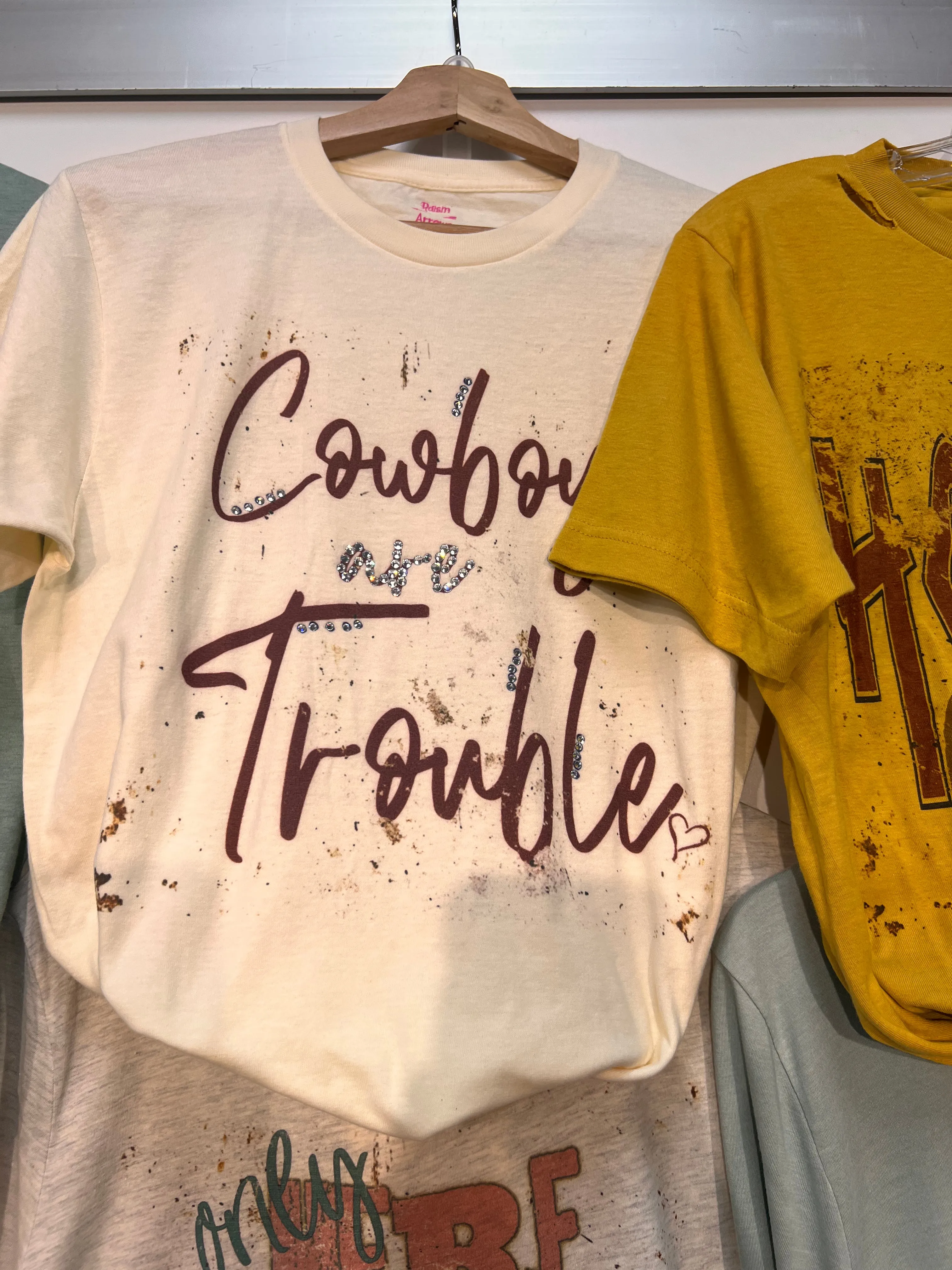 Cowboys Are Trouble Tee