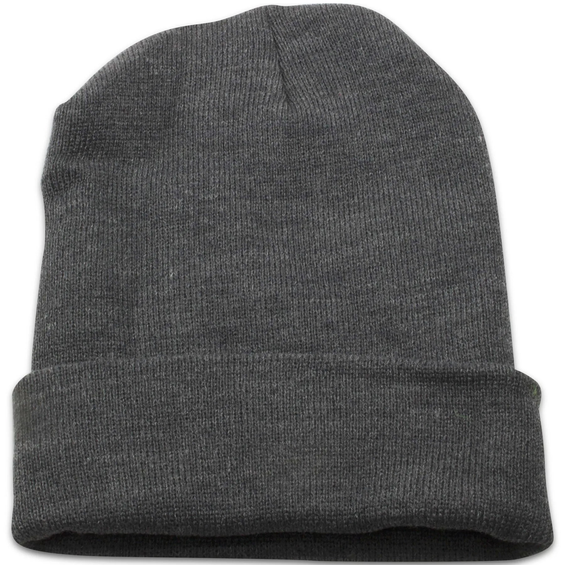 Dark Gray Basic Winter Knit Beanie