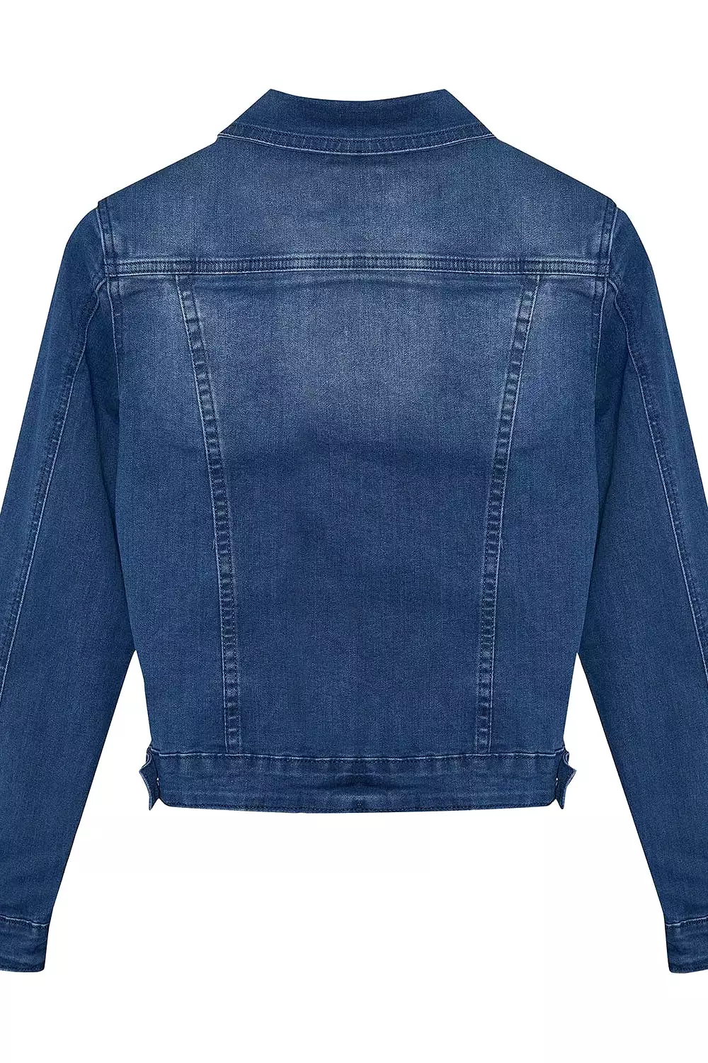 Demi Stretch Denim Jacket - Dark Blue