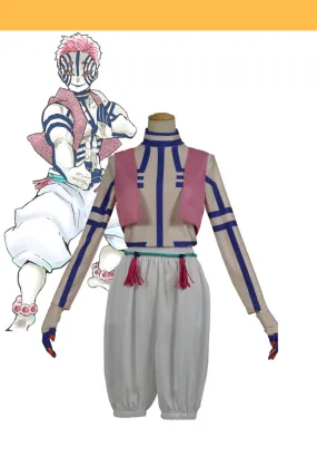 Demon Slayer Akaza Cosplay Costume