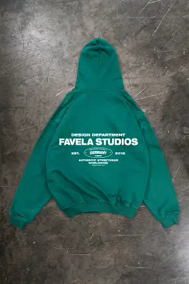 DESIGN DEPARTMENT FOREST GREEN FRONTZIP