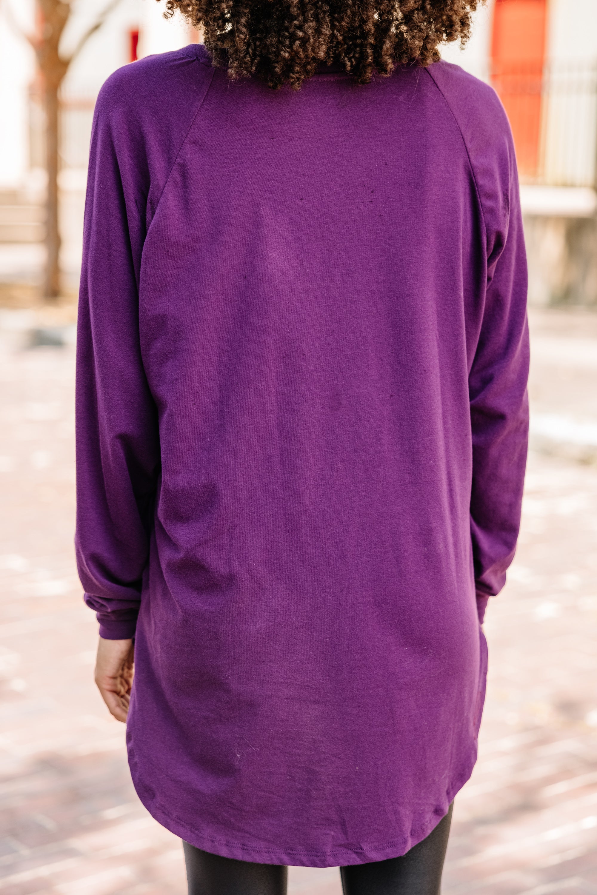 Easy Like Sunday Eggplant Purple Tunic