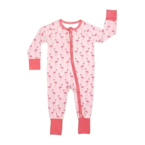 Fancy Flamingos Bamboo Convertible Romper PJ