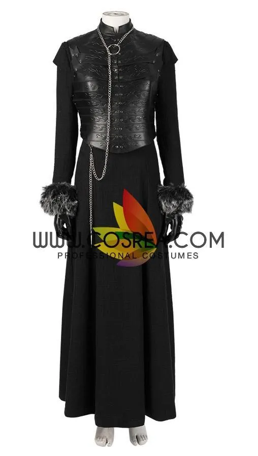 Game of Thrones Sansa Stark Season 8 PU Leather Complete Cosplay Costume