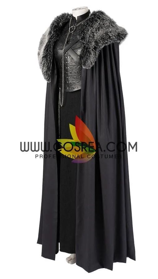 Game of Thrones Sansa Stark Season 8 PU Leather Complete Cosplay Costume