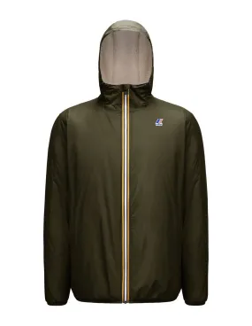 Giubbino K-way uomo  K3118TW Le Vrai 3 0 Claude orsetto verde militare