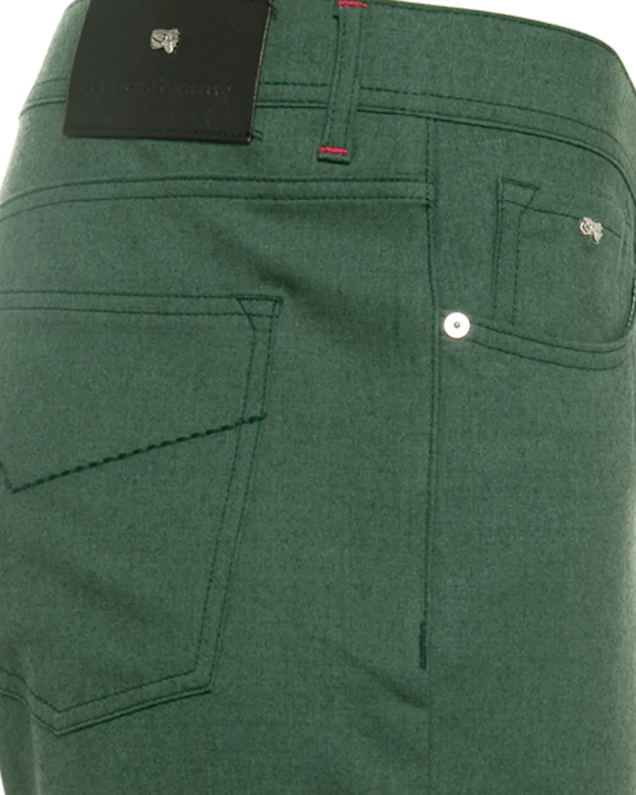 Green 5 Pocket Trouser