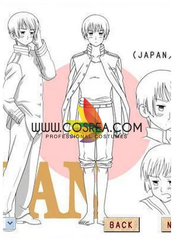 Hetalia Japan Cosplay Costume