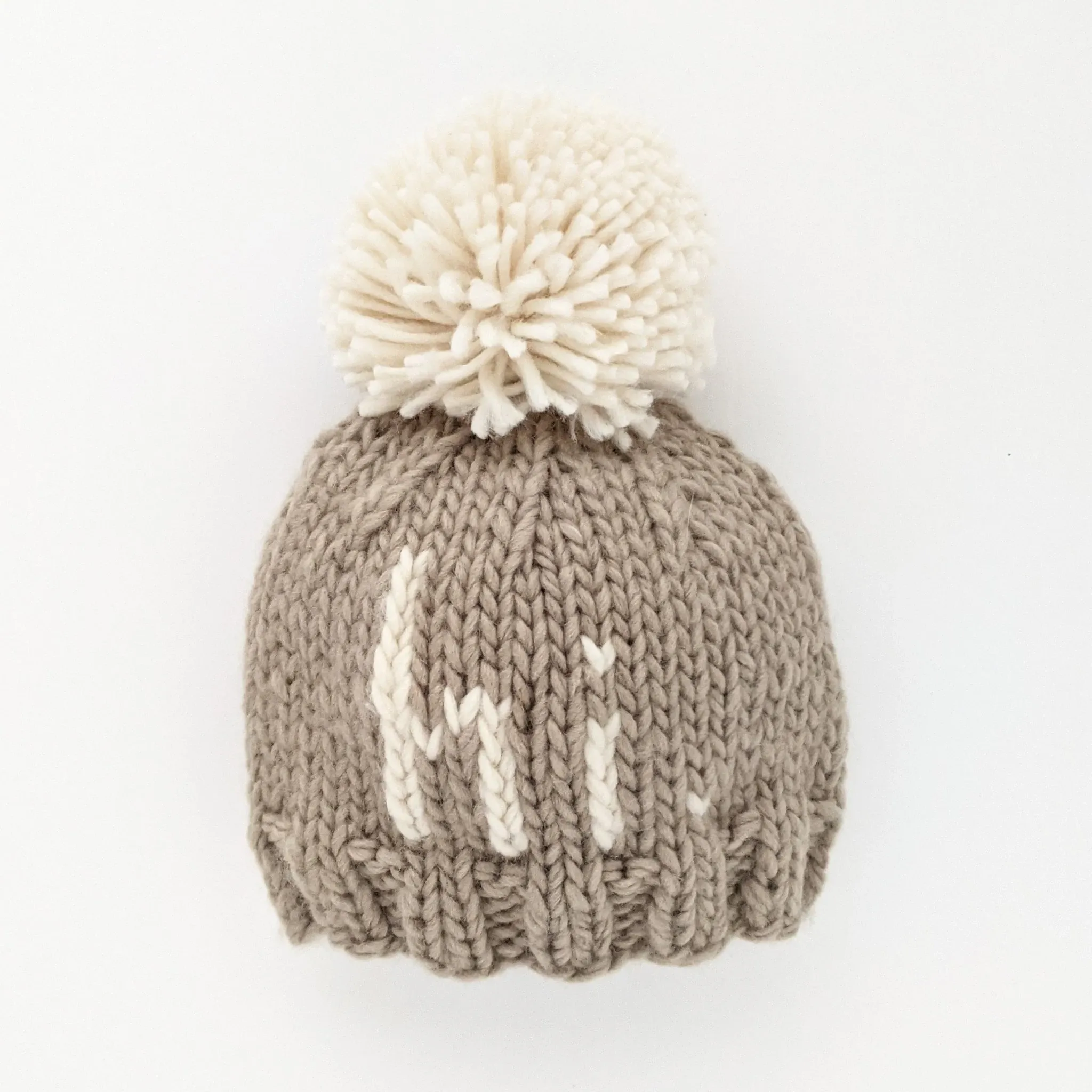 Hi Knit Beanie / Pebble Brown