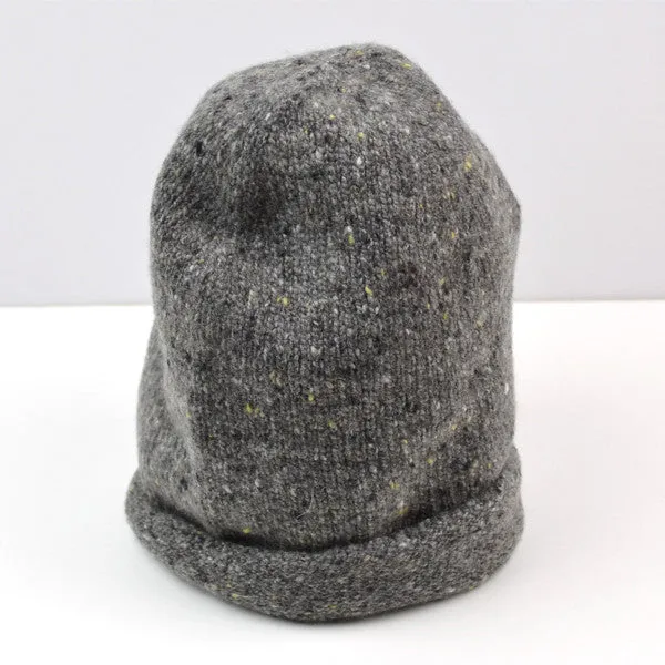 Hikaru Noguchi - Soft Tweed Beanie - Grey