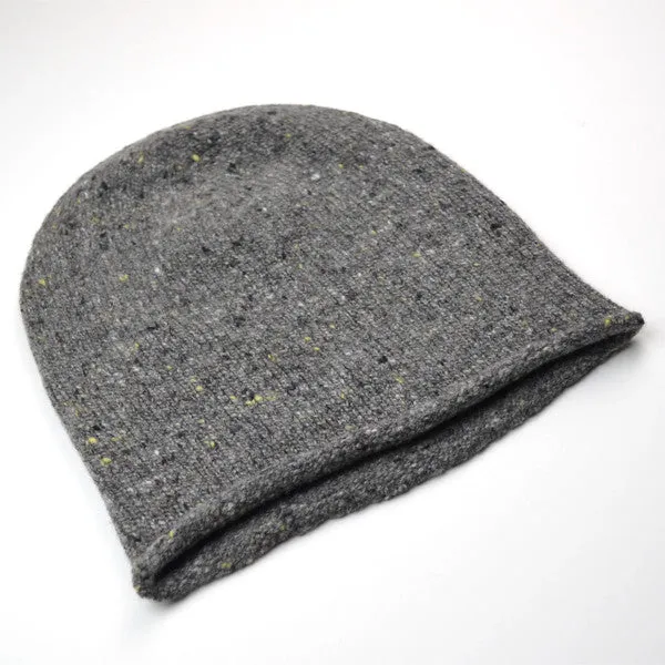 Hikaru Noguchi - Soft Tweed Beanie - Grey