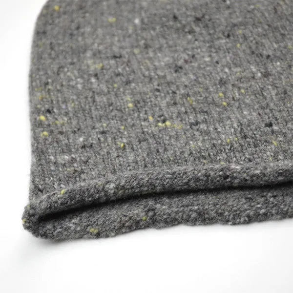 Hikaru Noguchi - Soft Tweed Beanie - Grey