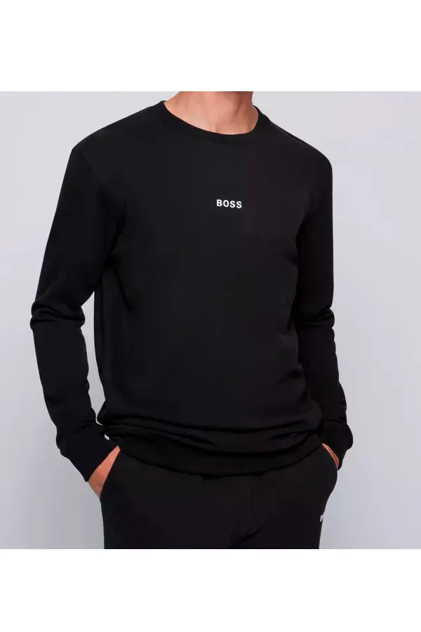 Hugo Boss Chest Logo Sweatshirt Black