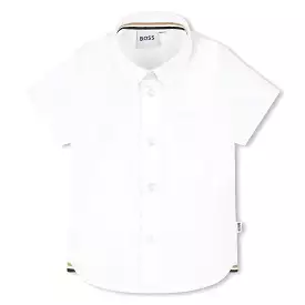 Hugo Boss Toddler White Dress Shirt_ J50587-10P