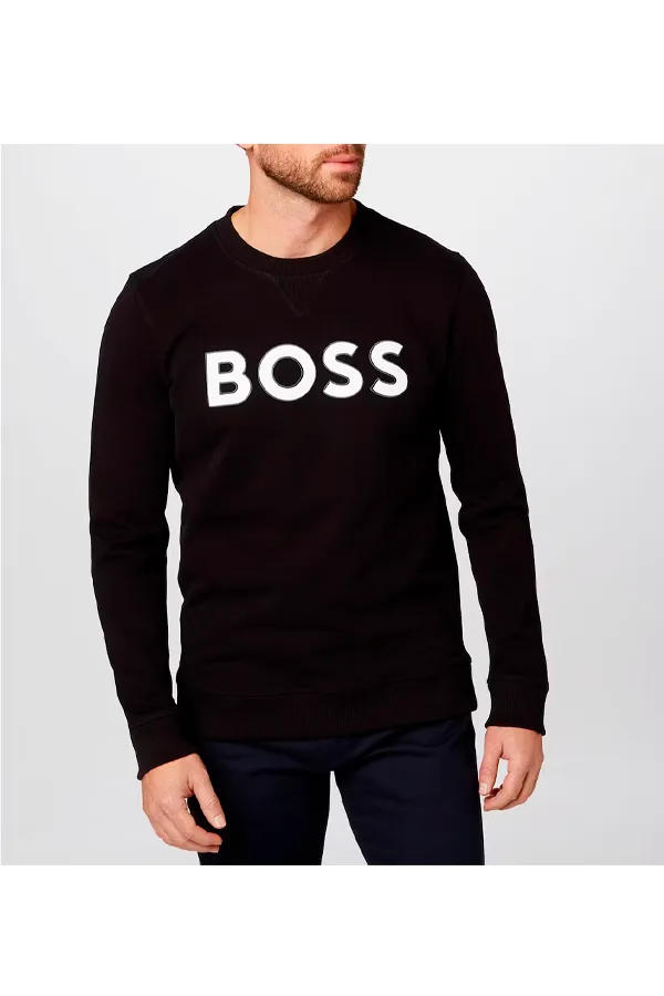 Hugo Boss Welogocrew Sweatshirt Black