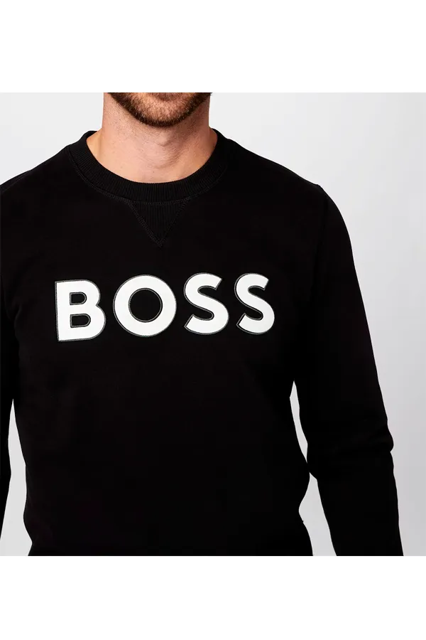 Hugo Boss Welogocrew Sweatshirt Black