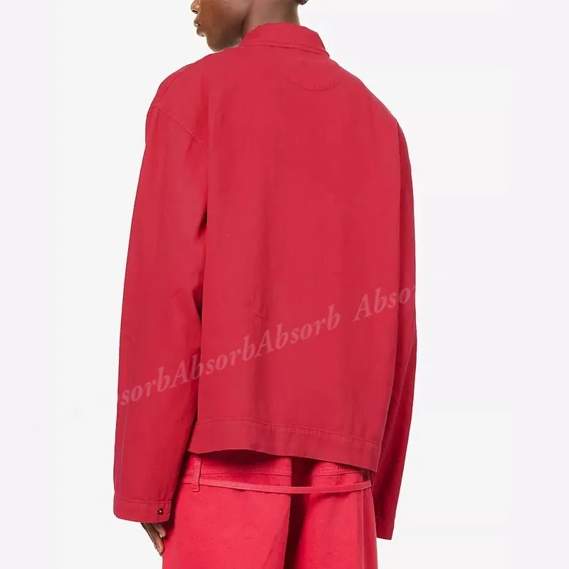 JACQUEMUS  |Denim Street Style Long Sleeves Plain Cotton Logo