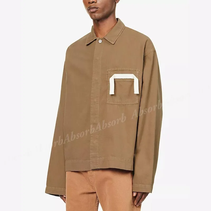 JACQUEMUS  |Denim Street Style Long Sleeves Plain Cotton Logo