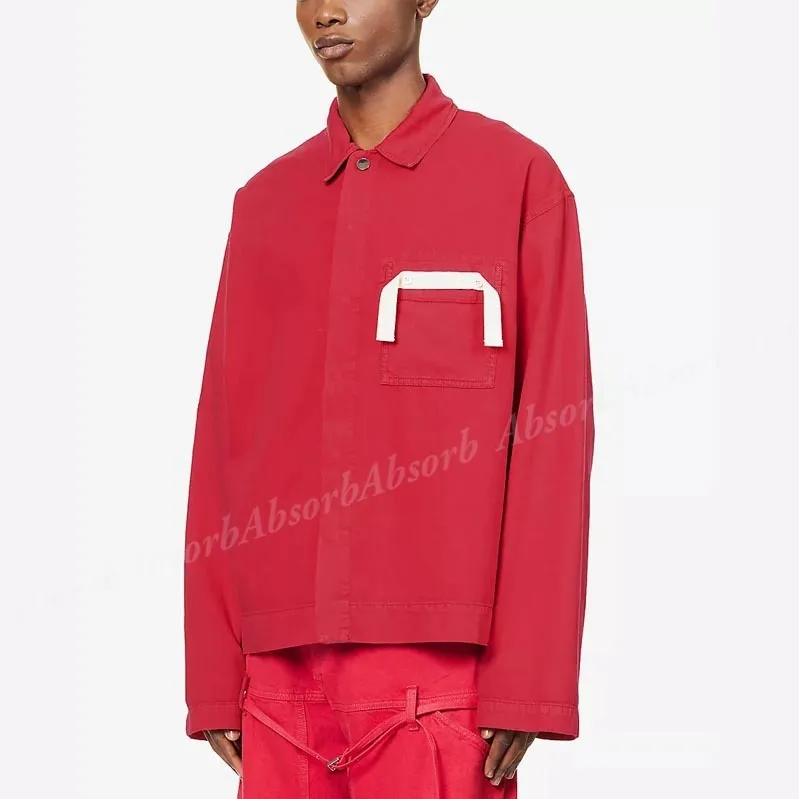 JACQUEMUS  |Denim Street Style Long Sleeves Plain Cotton Logo