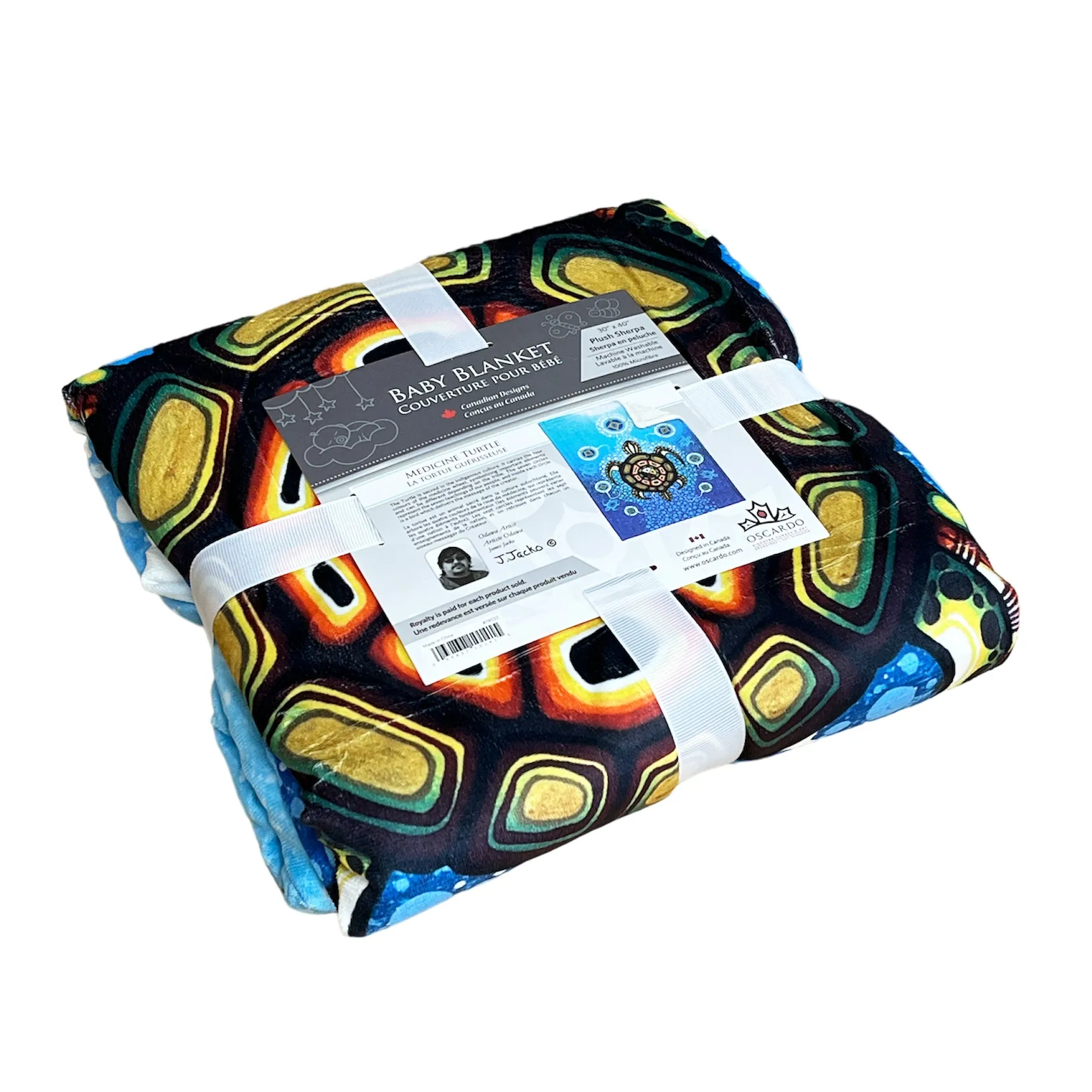 James Jacko Medicine Turtle Baby Blanket - Out of Stock