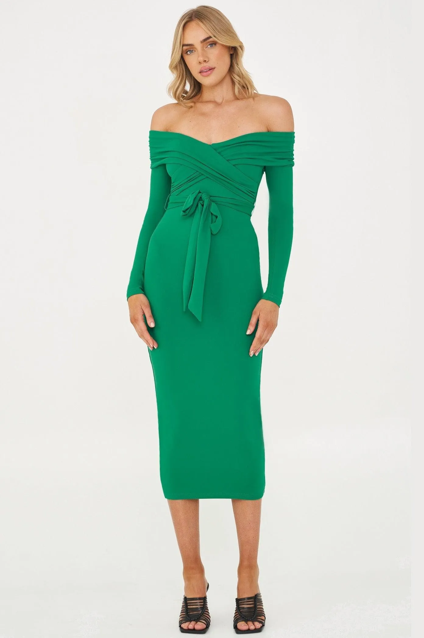 Joelle Midi Dress - Green