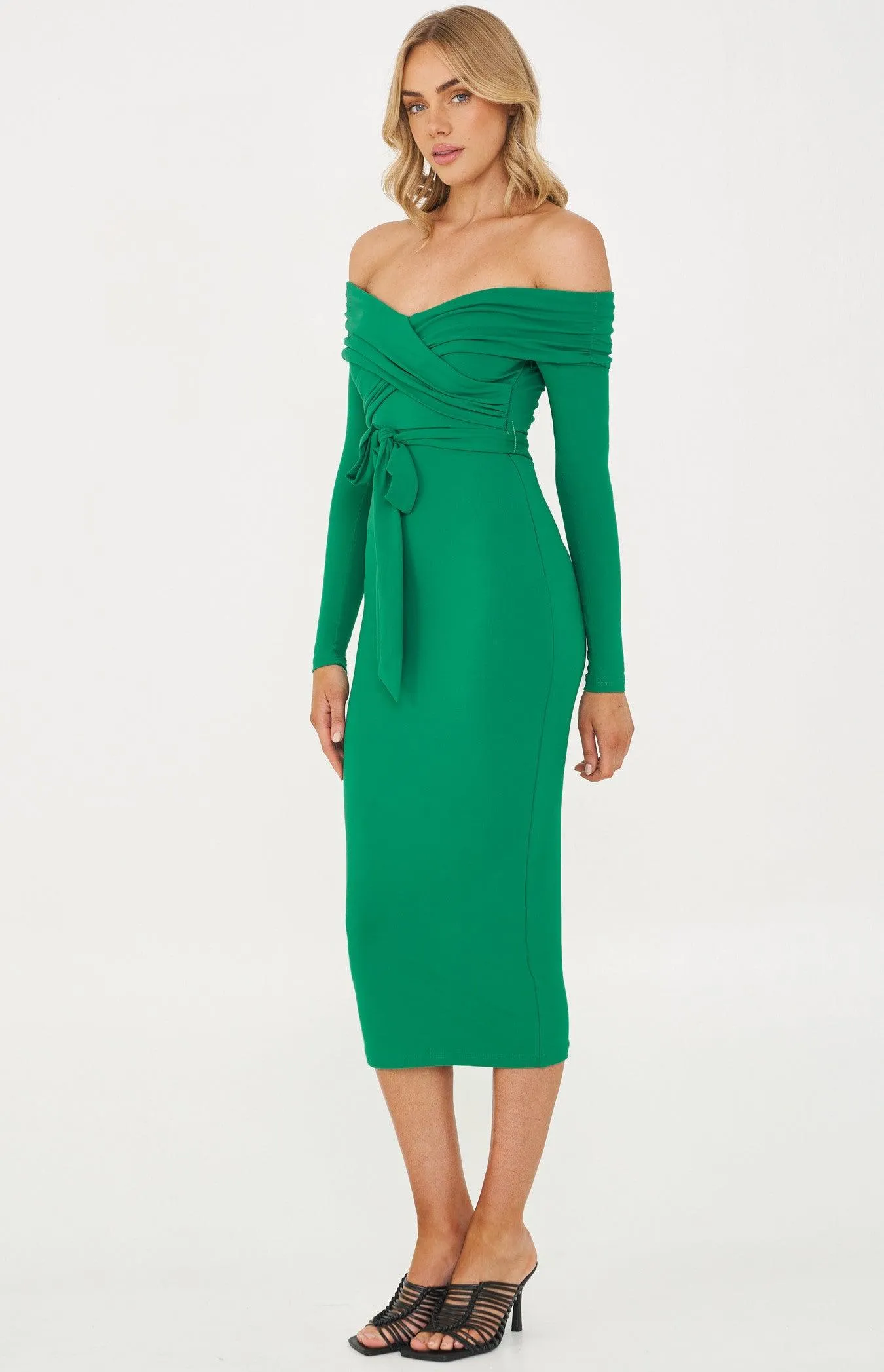 Joelle Midi Dress - Green