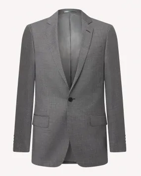 Kilgour SB1 KG Single Breasted Birdseye Suit Grey