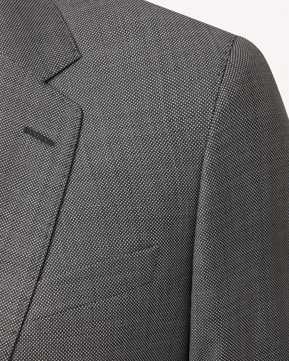 Kilgour SB1 KG Single Breasted Birdseye Suit Grey