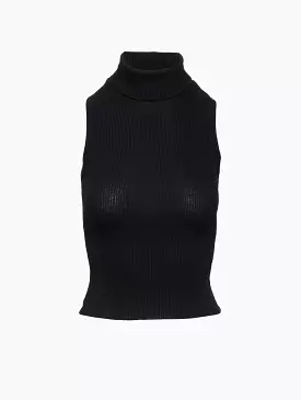 Krista Sleeveless Turtleneck Top